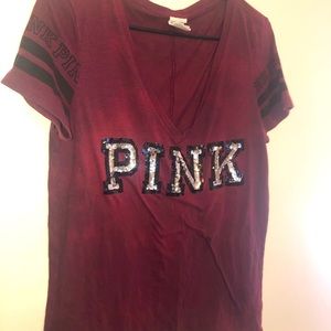 PINK Sequin Tee